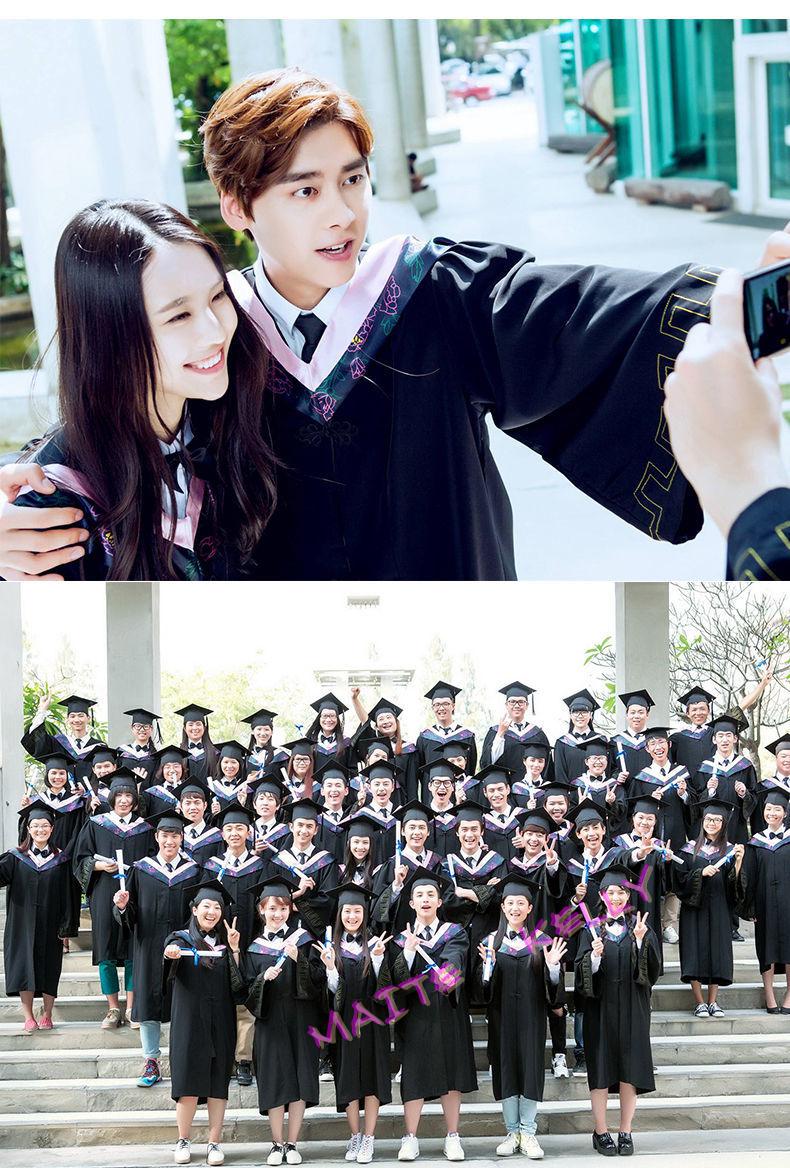 maite学士服大学生文科理科工科毕业季礼服硕士博士艺术文学本科学位