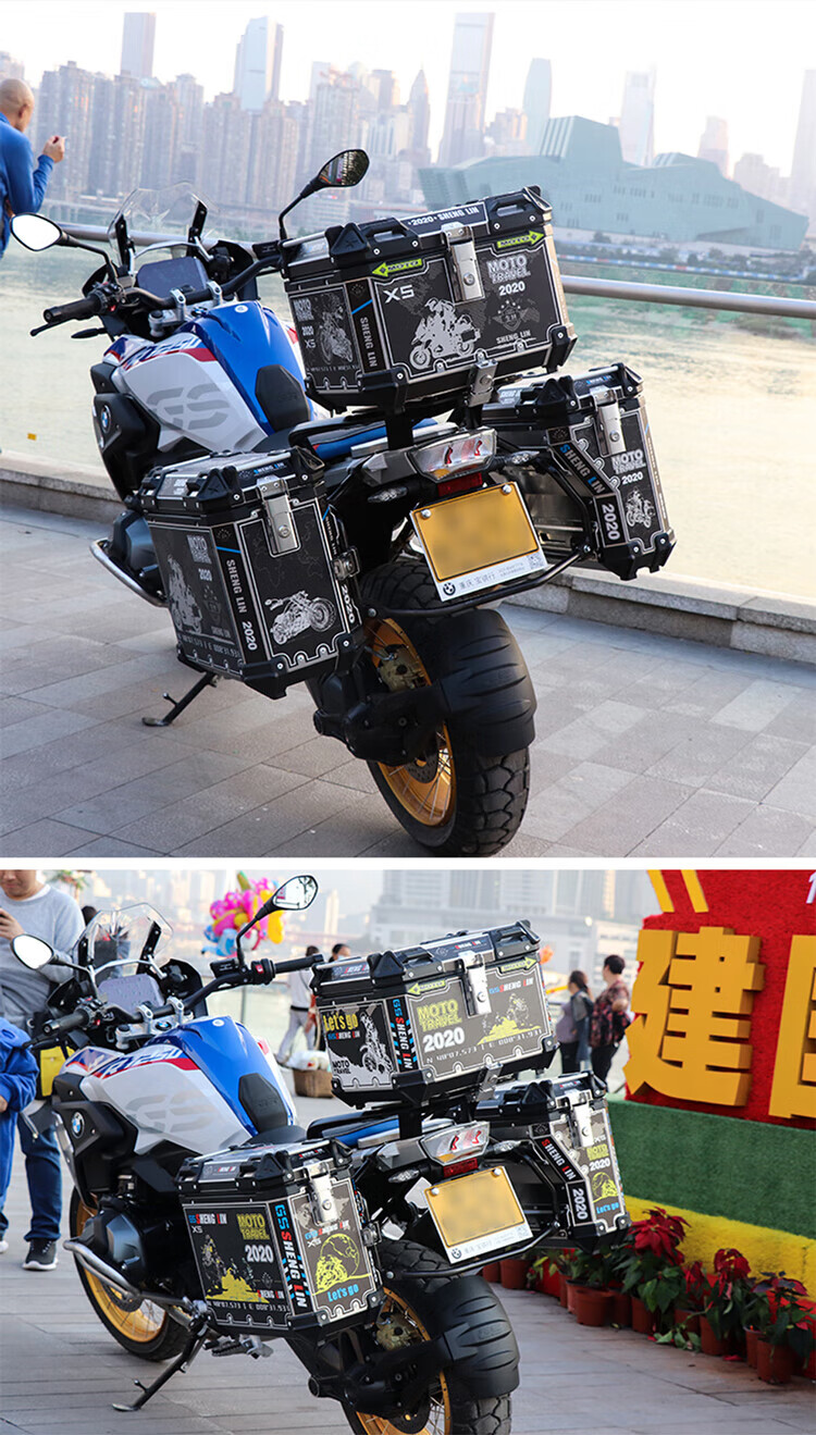 适用于宝马水鸟三箱贴纸拉花r1250adv r1200gs 750gs 850gsadv 43尾箱