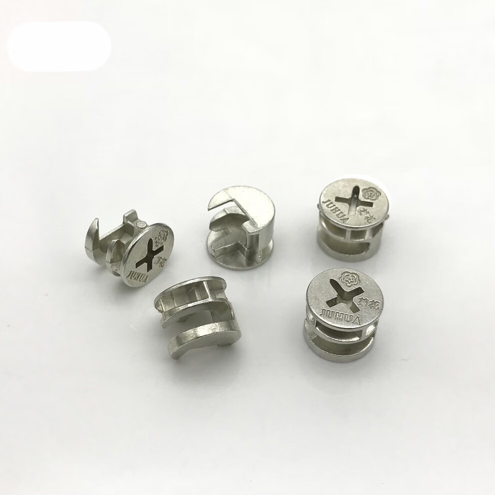 偏心轮15mm偏心轮三合一连接件螺母家具抽屉锁扣配件衣柜板式办公桌