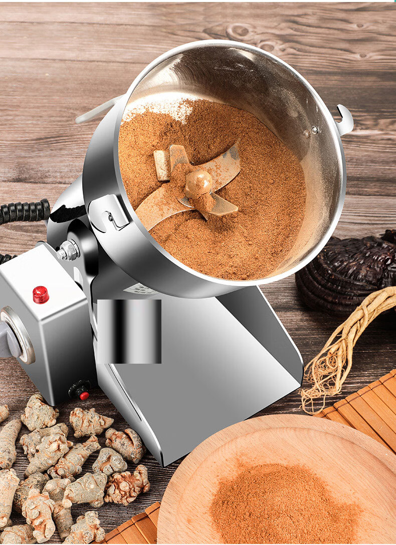 2500磨粉机打粉机粉碎机家用小型研磨机器中药材三七五谷商用超细800