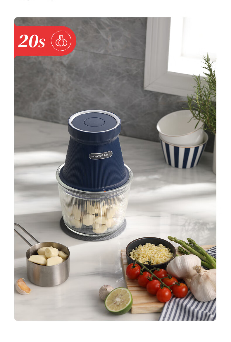 英国摩飞绞肉机家用电动小型多功能碎菜绞肉馅料理辅食搅拌机 9402a