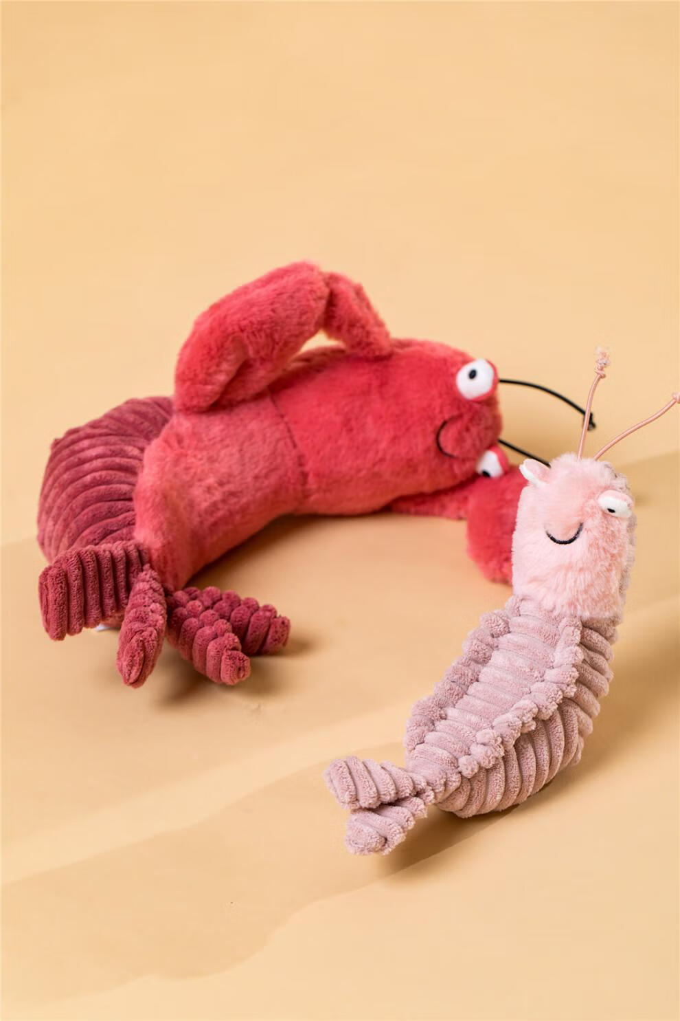 定制小龙虾公仔谢尔顿虾皮皮虾毛绒玩具玩偶娃娃礼物橘红小龙虾27cm