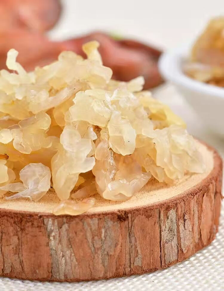 雪蛤油林蛙油足干联体线油东北吉林蛤蟆油净油雪蛤炖木瓜炖汤 九年蛙