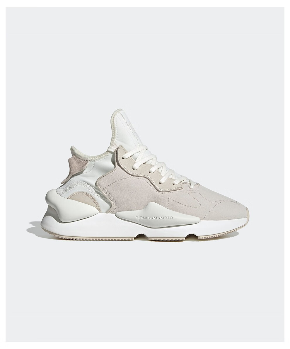 y-3 山本耀司男款织物kaiwa系带休闲运动鞋跑步鞋y3男鞋 gx6079 米