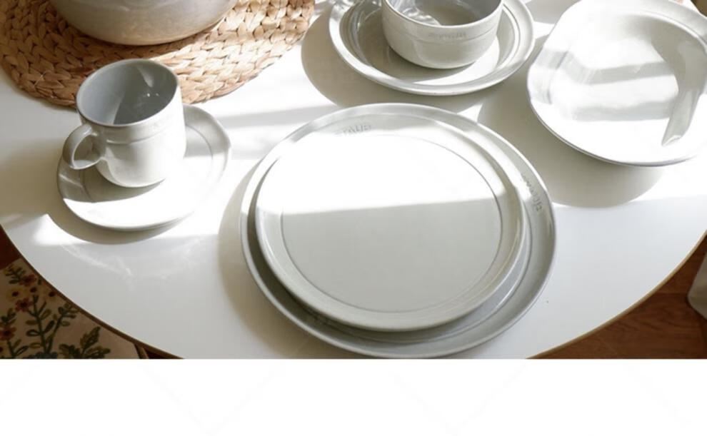 双立人 staub珐琅锅铸铁锅珐宝24cm家用圆形双耳炖锅双立人汤锅焖锅肖