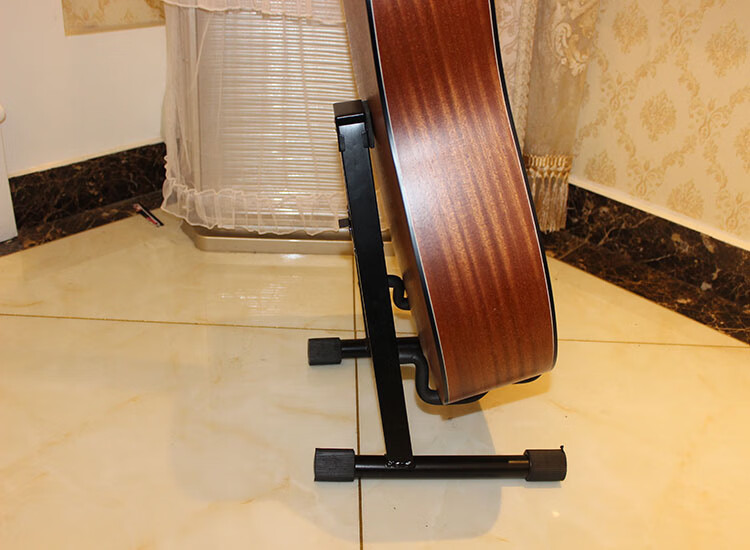 吉他架挂吉他架子立式家用落地 琵琶贝斯中阮 吉它支架a型地架木 吉他