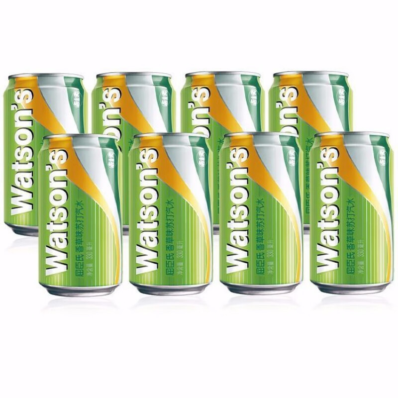 香草苏打汽水330ml罐装苏打水整箱鸡尾酒配料 干姜味 330ml*8罐【图片
