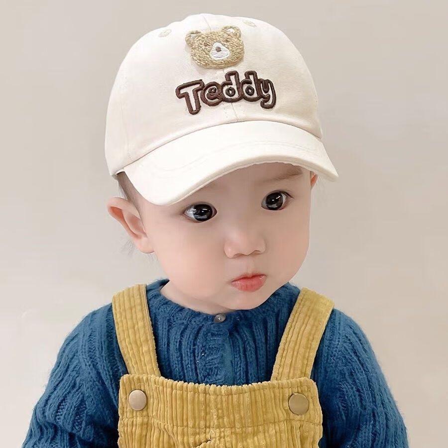 瓦林卡儿童帽子夏天宝宝遮阳帽男孩太阳帽夏季男童幼儿园鸭舌帽女童薄