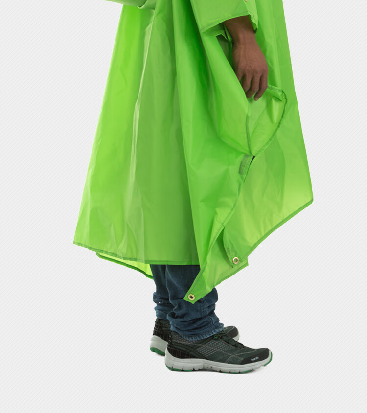 多功能户外雨衣户外登山雨衣徒步背包雨披户外三合一多功能超轻雨衣地