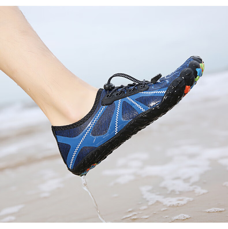 欧卡奥品牌男士沙滩鞋潜水浮潜鞋户外涉水溯溪游泳鞋防割五指贴肤鞋 2
