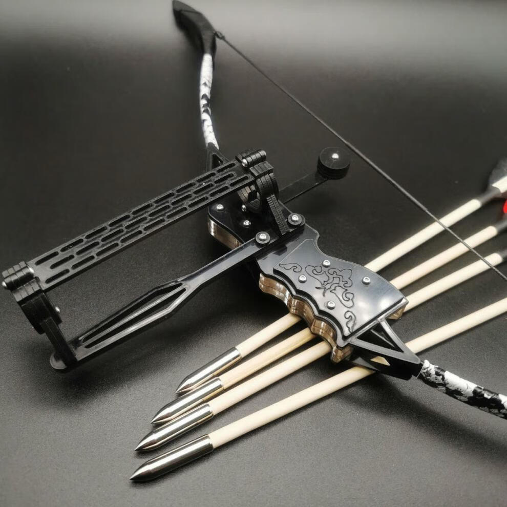 迷你传统竞技反曲弓箭射箭直拉弓玩具室内解压射击打靶弹射 竞技反曲