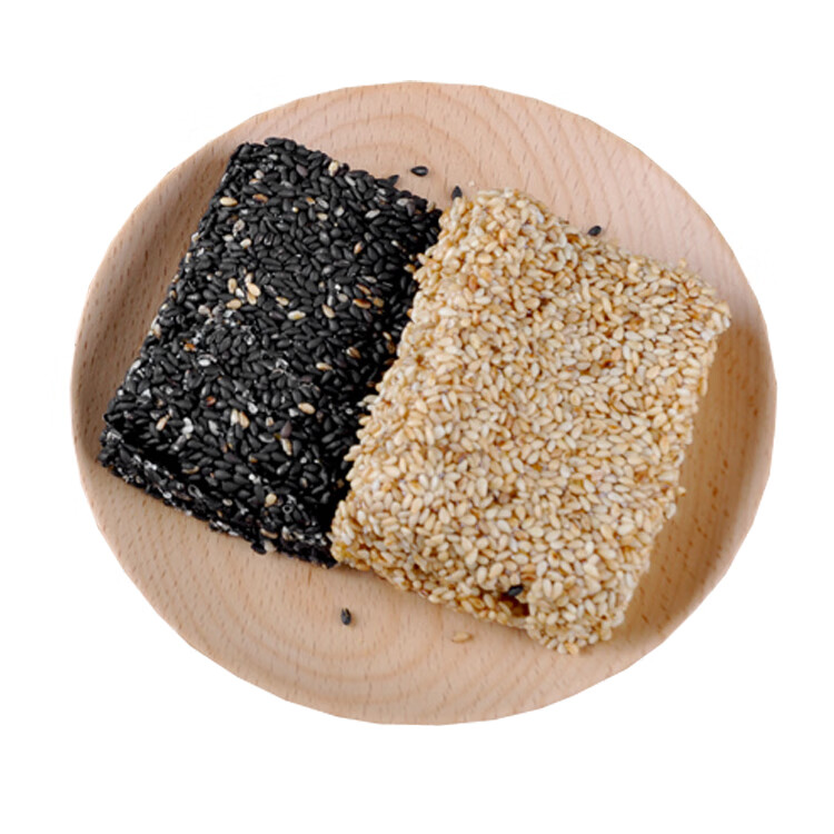 芝麻软糖黑白芝麻卷糖点心朝阳特产东北酥糖牛皮糖不沾牙糖 黑芝麻