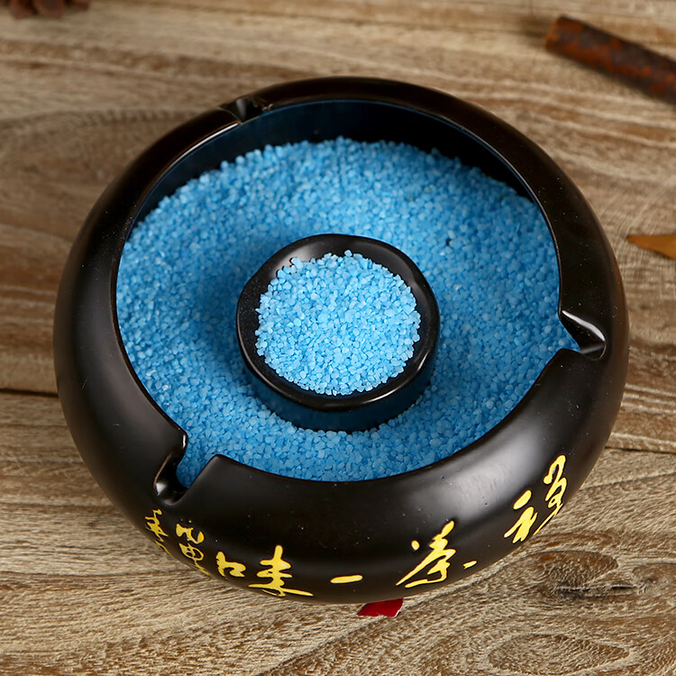 500克彩色灭烟沙咖啡色灭烟沙垃圾桶灭烟粗沙烟沙细沙蓝色细沙 桔红色