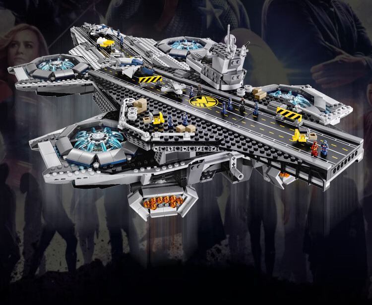 乐··高通用神盾局航母大型积木高难度成人拼装模型复仇者联盟男孩