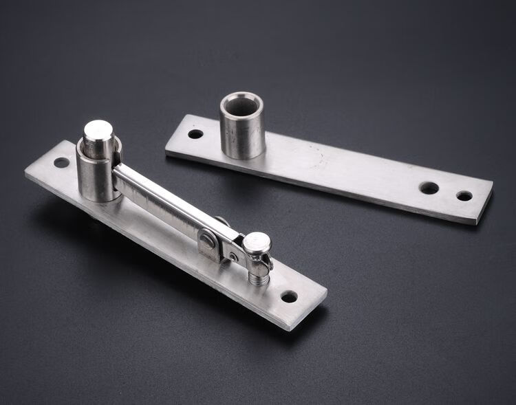 加厚不锈钢360度转轴木门上下铰链定位门轴天地轴旋转轴暗藏合页a款