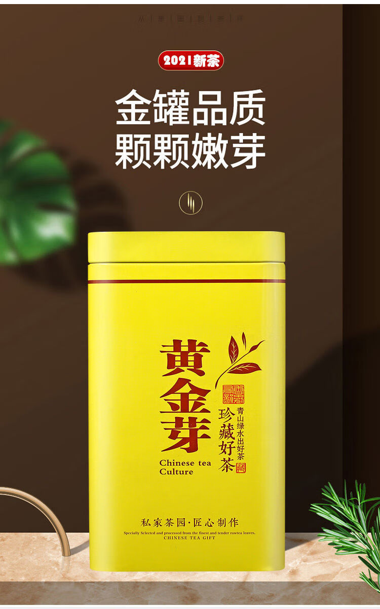 过年礼盒 开园头采黄金芽250g(2罐) 优先发货两份【图片 价格 品牌