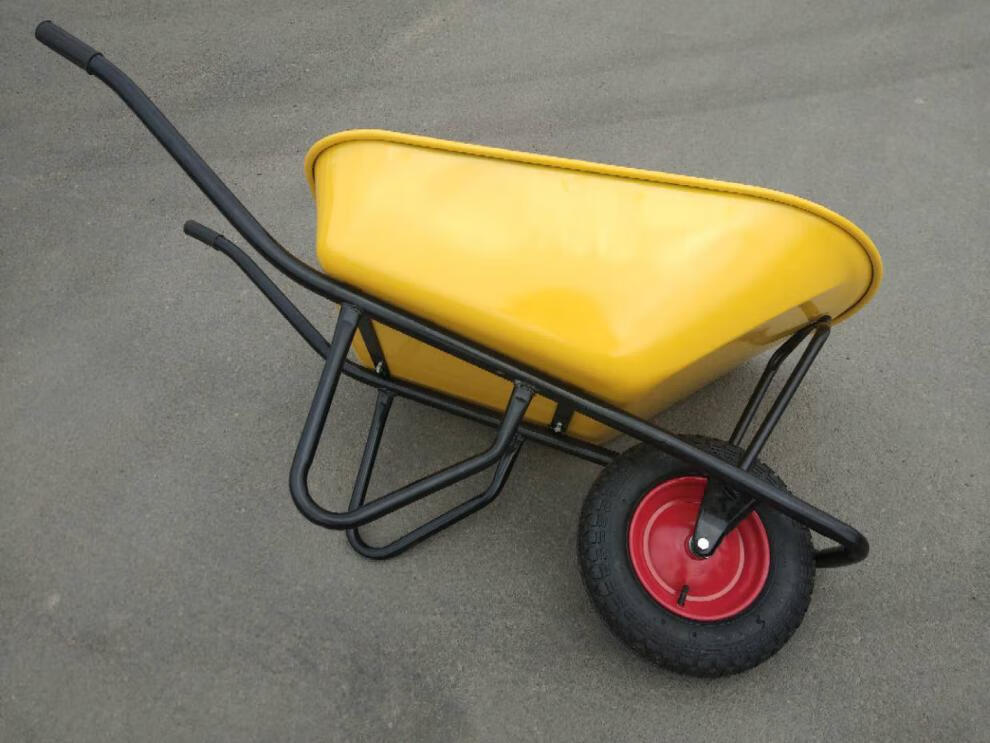 农用独轮小推车建筑垃圾车工地推沙车工具车推货车整体车架烤漆车斗