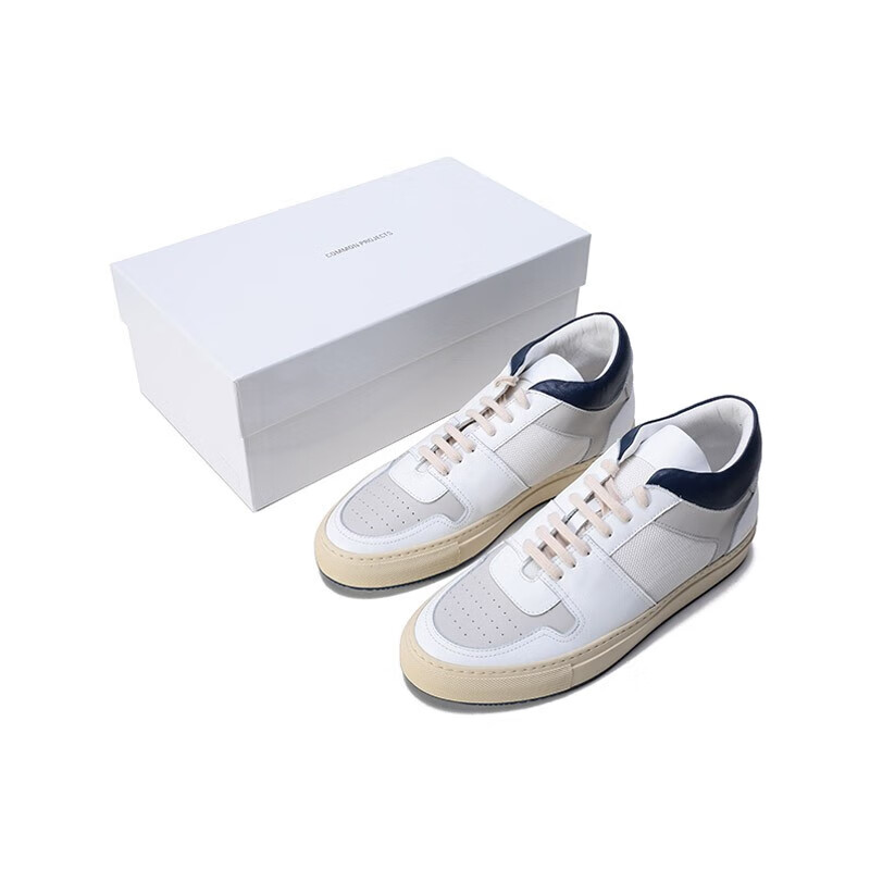 common projects cp小白鞋 男鞋 男士织物配皮系带休闲运动鞋 2318