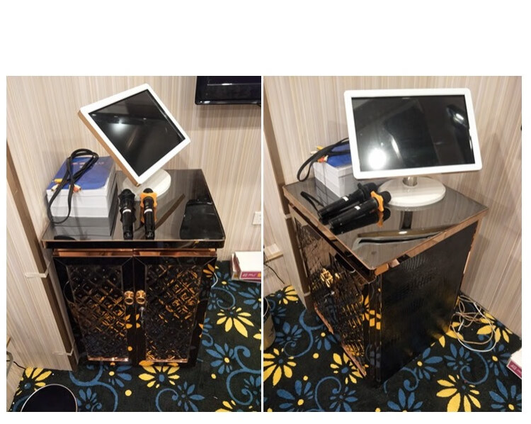 捷陆龙 ktv设备柜 ktv不锈钢欧式点歌柜点歌台音响功放机柜设备器材箱