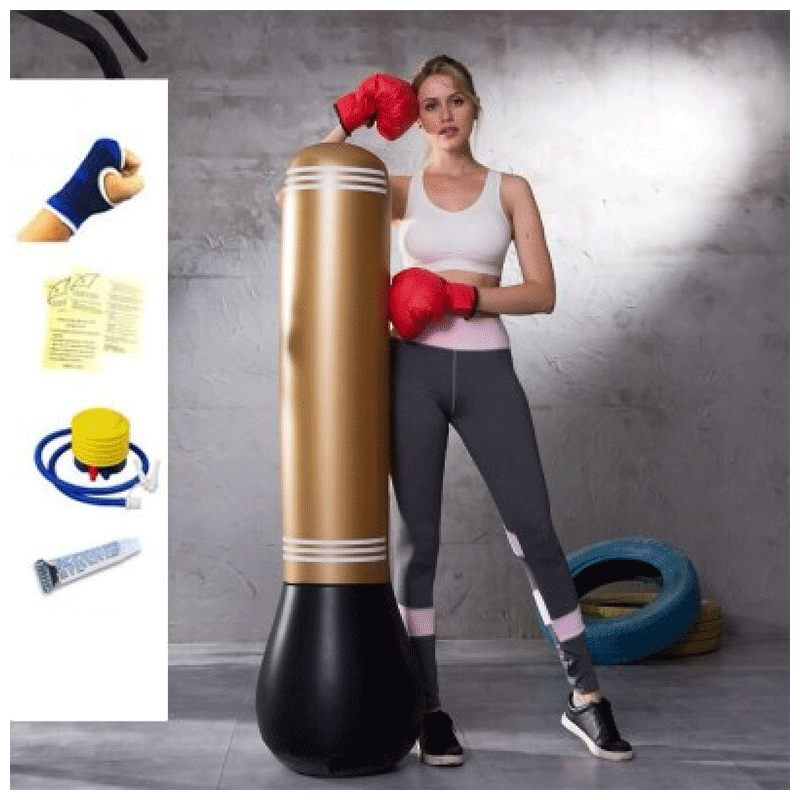 立式假人不倒翁玩具出气发泄橡胶假人发泄情绪 沙包器材拳击a 1.