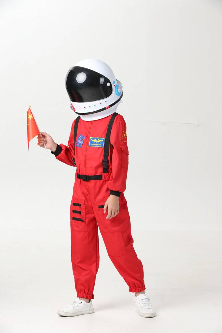 情人节礼物儿童太空服棒球服六一演出服太空航天员宇航员男女童表演服