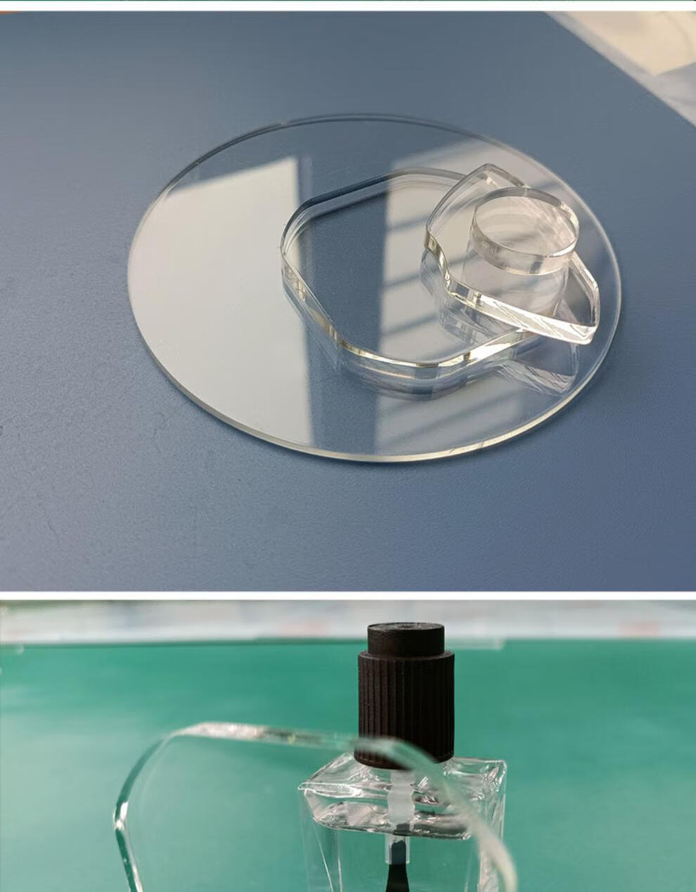 有机玻璃罩展示盒 透明亚克力板有机玻璃定制隔板彩色展示盒防尘罩