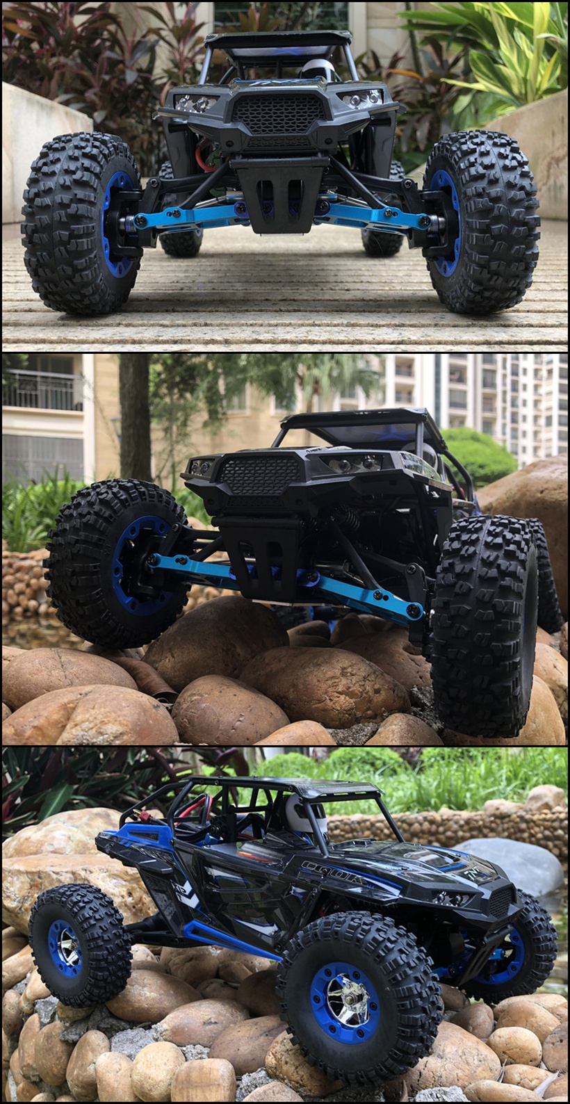 伟力12428b高速四驱漂移越野车rc比赛车儿童玩具遥控汽车男孩 白色