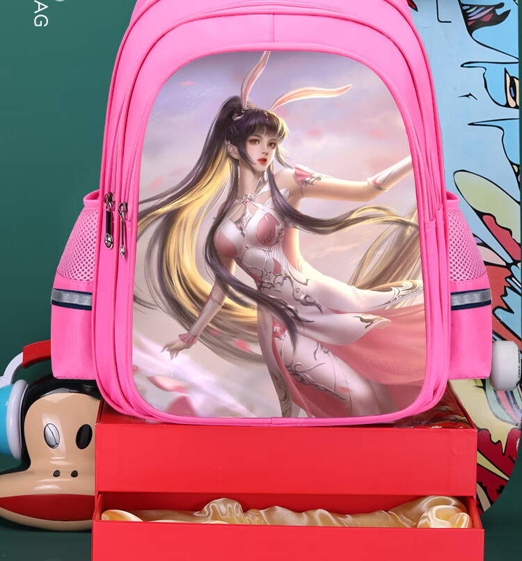 迪士尼(disney)斗罗大陆书包小舞小学生女3-12岁123456年级防水减负