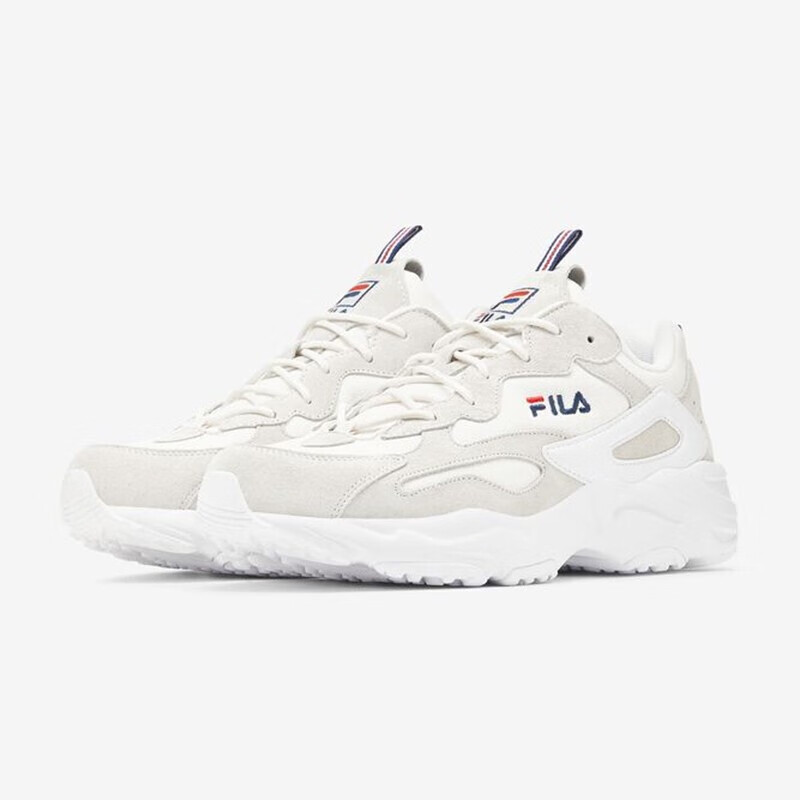 fila 斐乐 ray tracer 复古运动老爹鞋 舒适透气男士休闲鞋 灰蓝/1rm