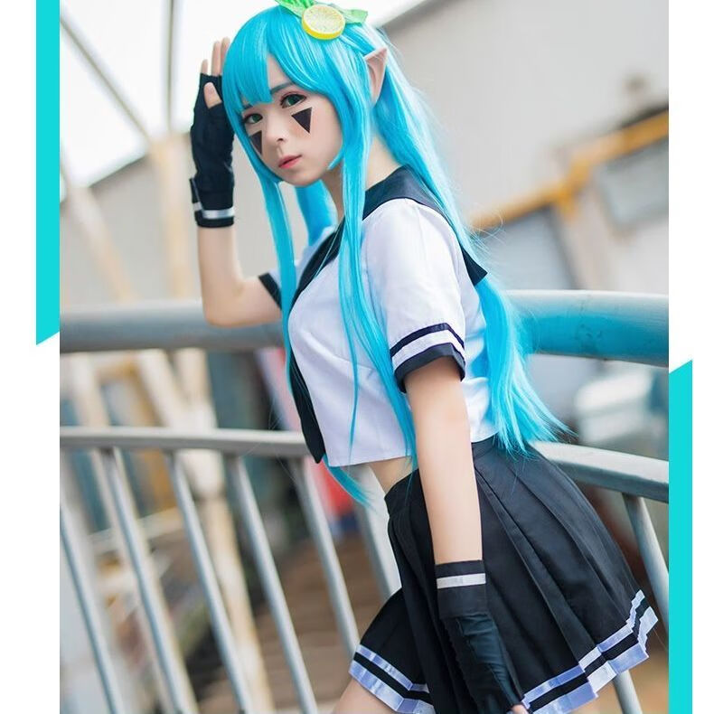 凹凸世界安莉洁cos服装全套cosplay世界水手服jk制服柠檬妹女装
