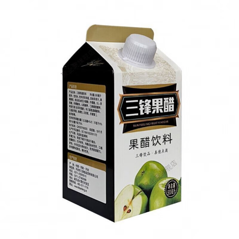 15盒三峰苹果醋三锋苹果汁饮料果醋饮品适合夏天喝的饮料网红轻脂500g