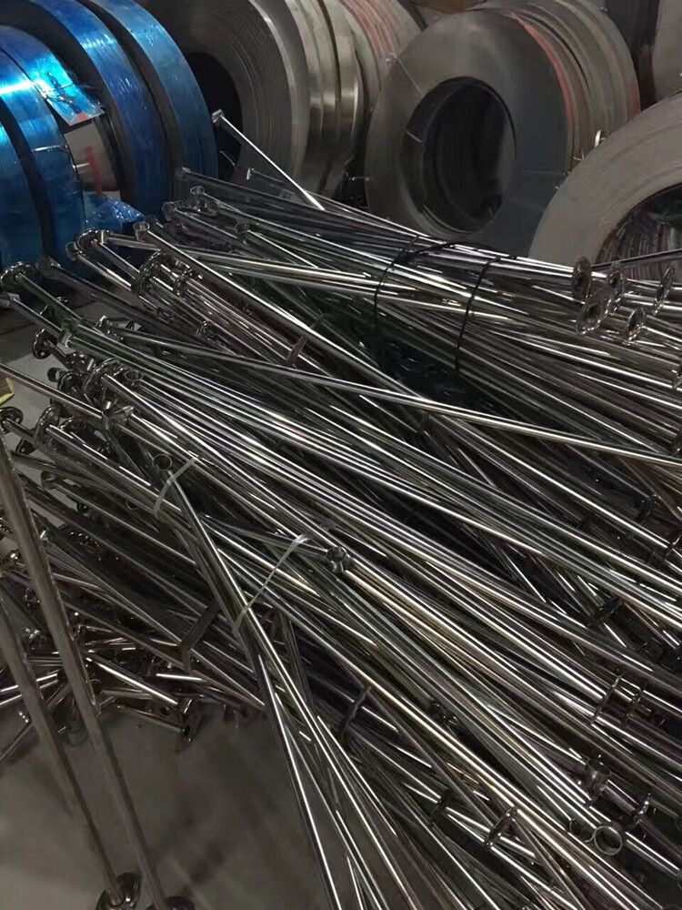 加长定制不锈钢吊杆晾衣杆阳台吊通吊座60-70-80-90厘1-1.1-1.