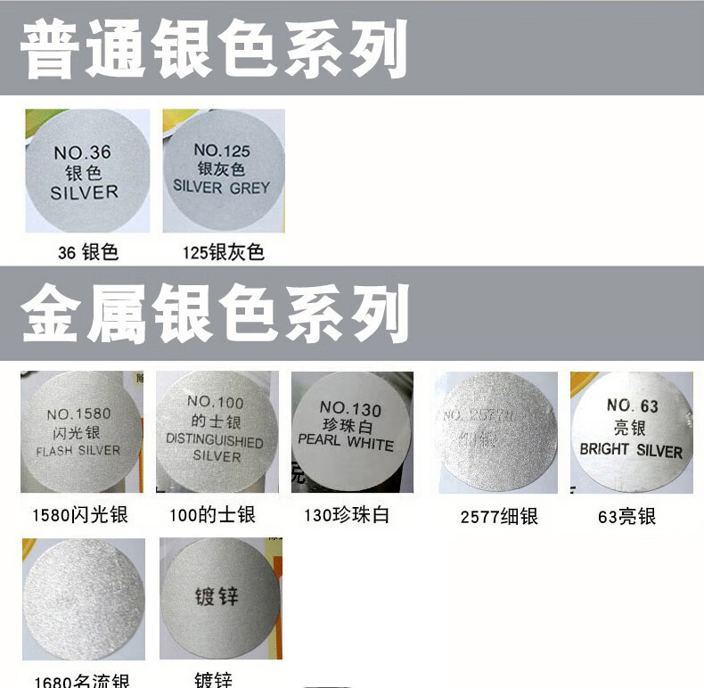 銀灰色自動噴漆閃光銀亮銀色油漆鋁合金窗戶防鏽手搖噴漆罐1680名流銀