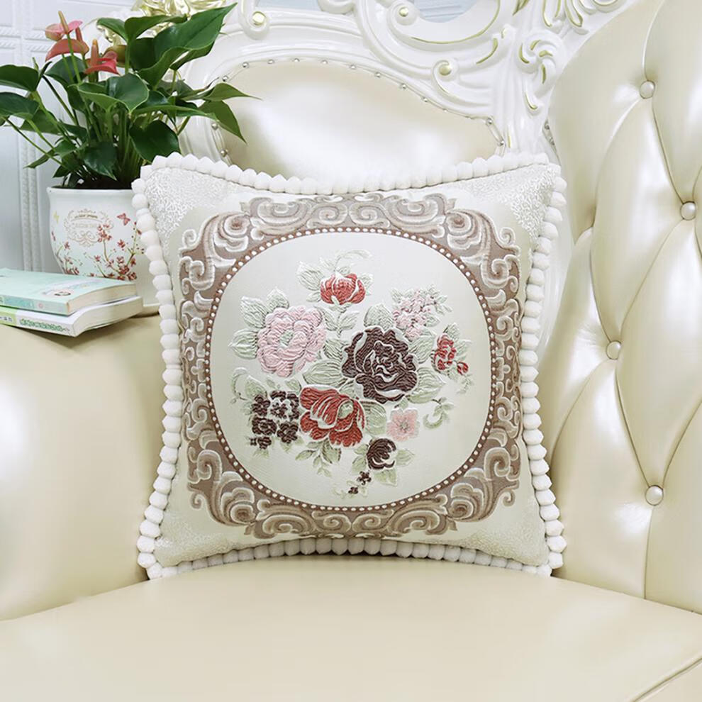 2022新款客厅沙发靠枕大号欧式沙发抱枕靠垫套客厅北欧靠枕床头靠背