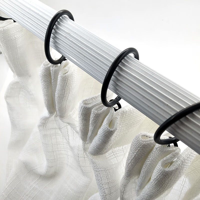 罗马杆吊环窗帘挂钩环金属环圈罗马杆配件环扣小圆圈罗马圈免打孔黑色