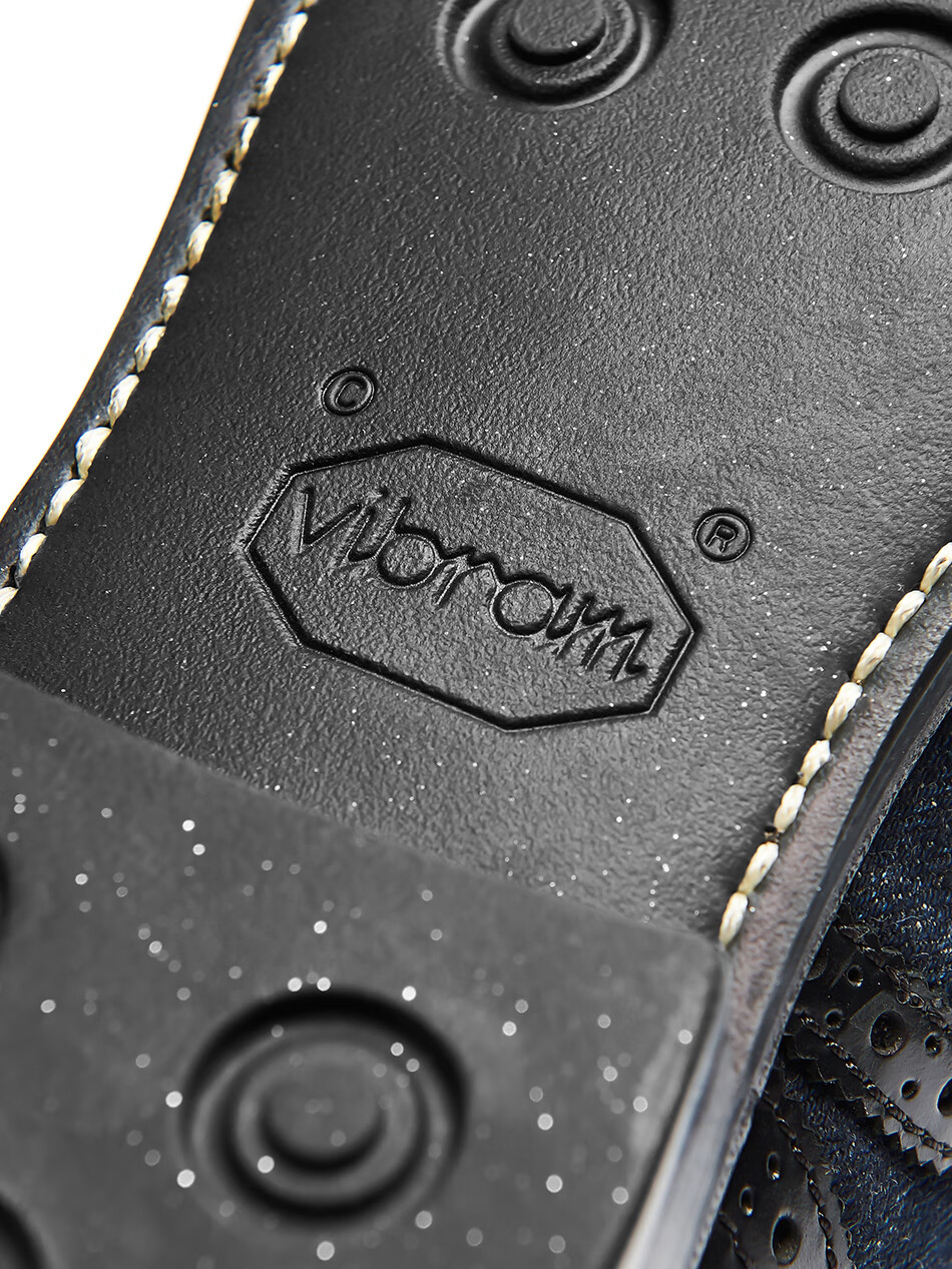 半布洛克雕花与丹宁牛仔的文化碰撞 升级 美国horween皮 37