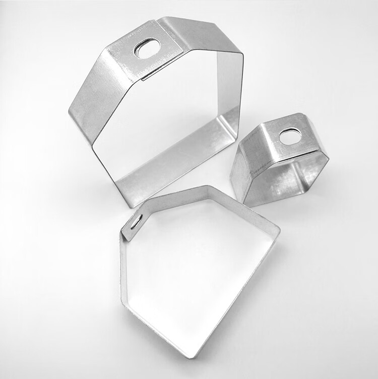 b型吊码铁线槽吊框吊件电缆桥架框架镀锌金属吊箍支架配件 100x100