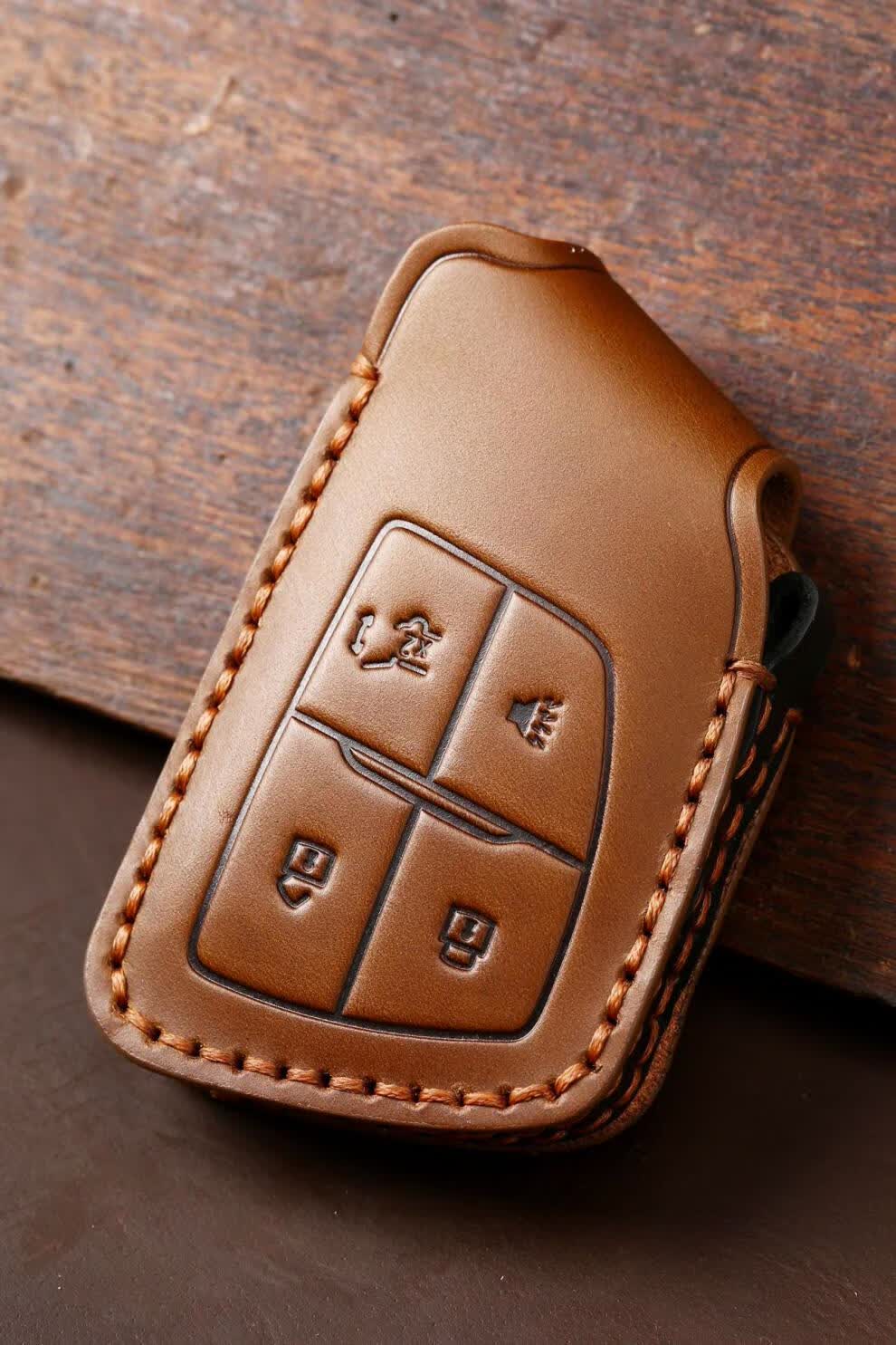 钥匙套适用于新别克昂科威保护汽车钥匙套包c1254键蓝色