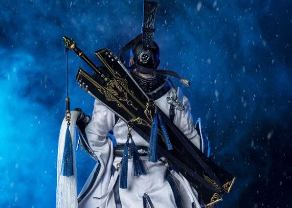 夜话白鹭 剑三周边剑网3礼物兵人天策兵人纯阳兵人夜话白鹭里飞沙雕像