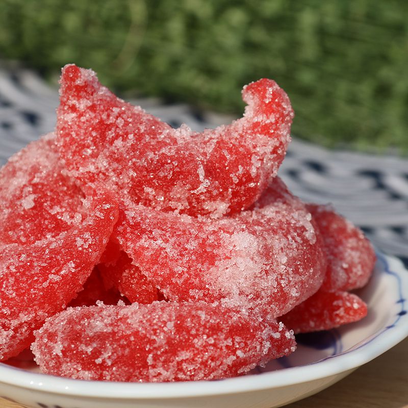 邳州特产羊角蜜徐州老式果子糕点传统手工制作山东糖饺子休闲点心 红