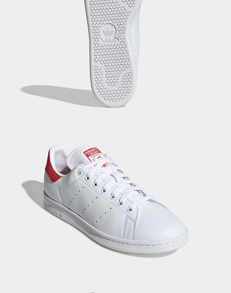 阿迪达斯 三叶草 STAN SMITH 男经典运动小白鞋 图4