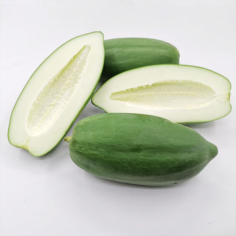 新鲜广西青木瓜生木瓜白心肉产妇下奶催奶用的煲汤番木瓜 2斤