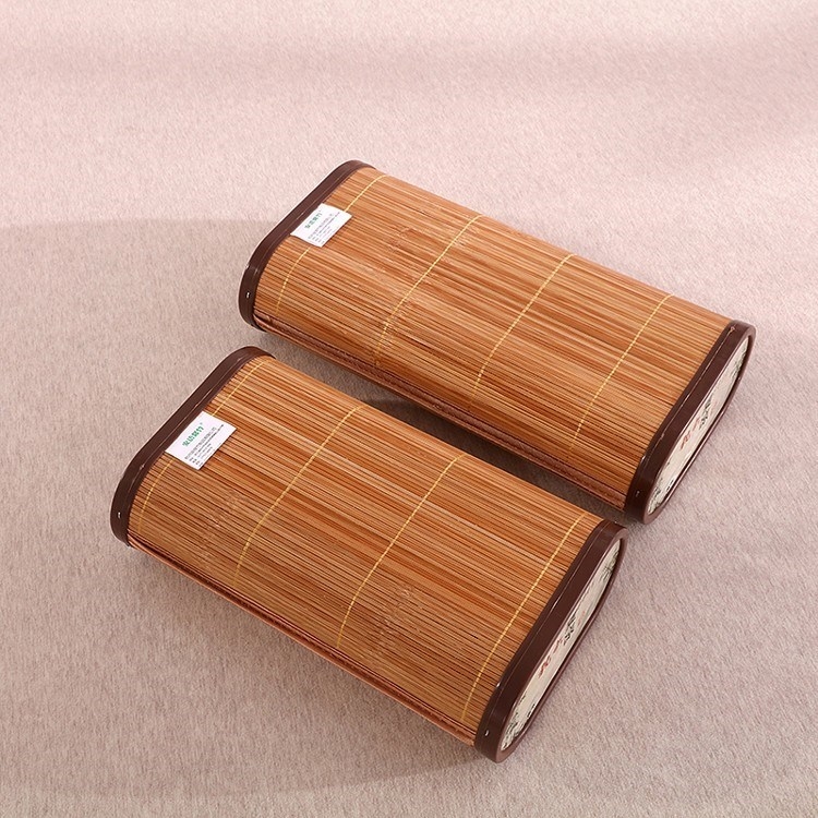 凉枕头竹质凉枕蒂芙夏季竹质凉枕头竹块空心竹编夏天枕头镂空枕头麻将