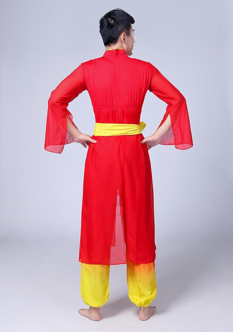 打鼓服民族风舞蹈演出服装男女舞台动感水鼓现代舞服 女款 s【图片