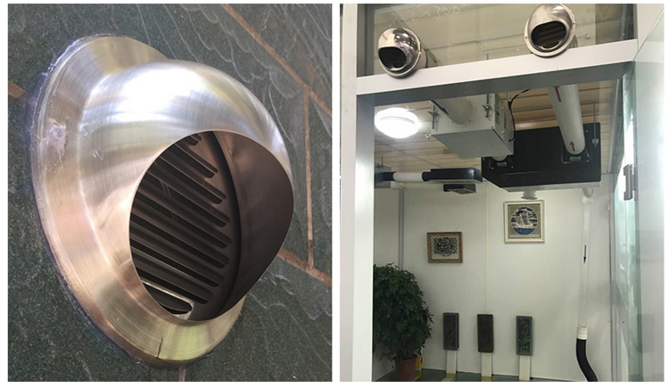 304不锈钢风帽pvc外墙卫生间防风雨防鼠鸟透气罩楼顶室外出风z5 【200