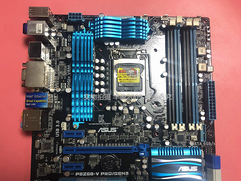 z68主板 asus/华硕 p8z68-v pro/gen3 1155针支持3770k和1230-v 深