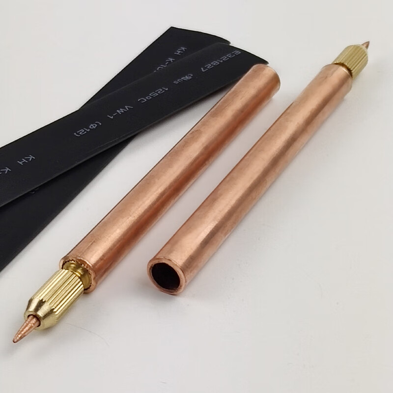 定制适用25平方紫铜管点焊笔18650锂电池组点焊机diy配件手持碰焊针