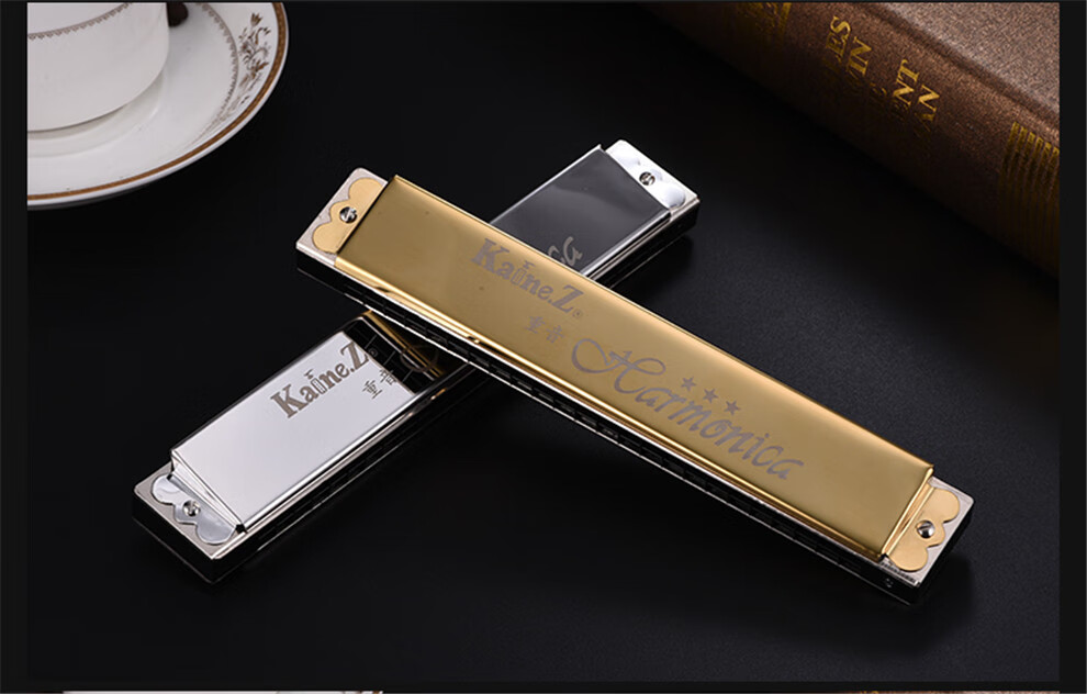 z凯恩上海牌口琴k总厂24孔重音口琴演奏级c/a/d/e/f/g/降b12调可选