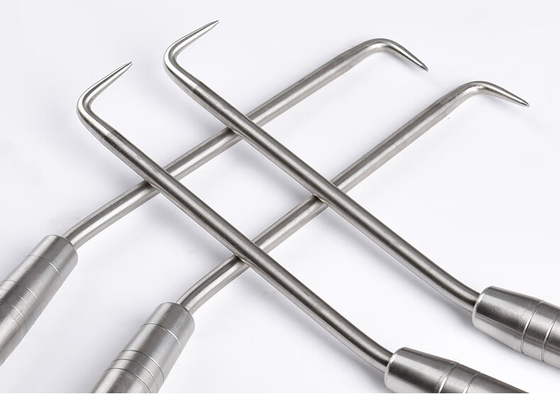 转动高硬钩尖绑钩器钢扎钩扎丝钩钢筋扎钩钢筋钩四花双钢珠300mm长