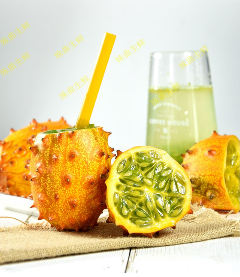 青樱红荔发货中新鲜火参果水果大果灭霸4同款种植火生果刺角火星果2个